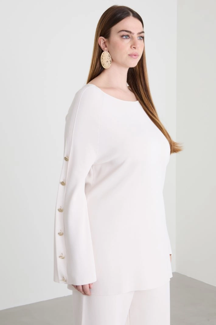 Viscose sweater - CREAM