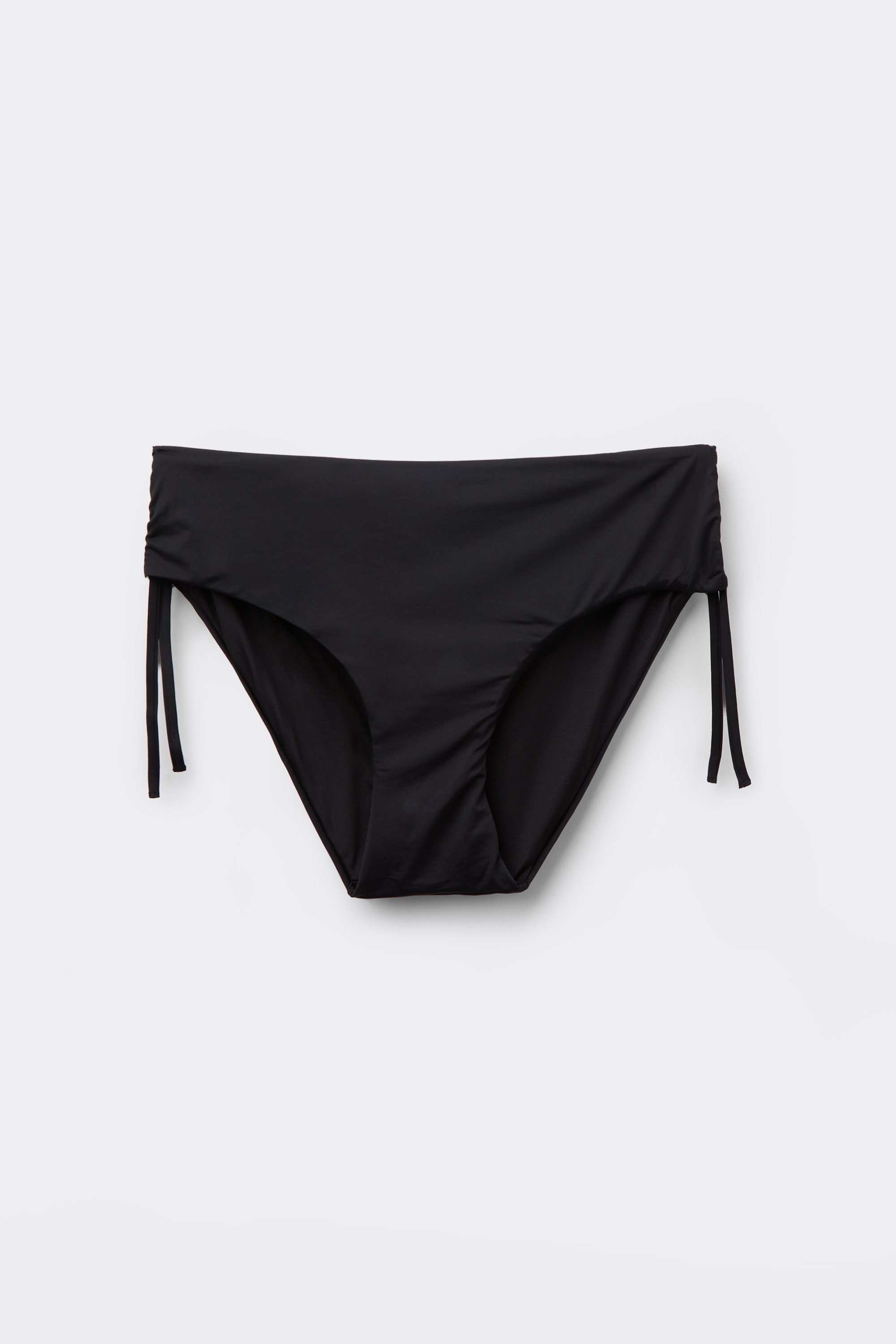 Recycled Micro High-Cut Bikini Bottoms with Drawstring