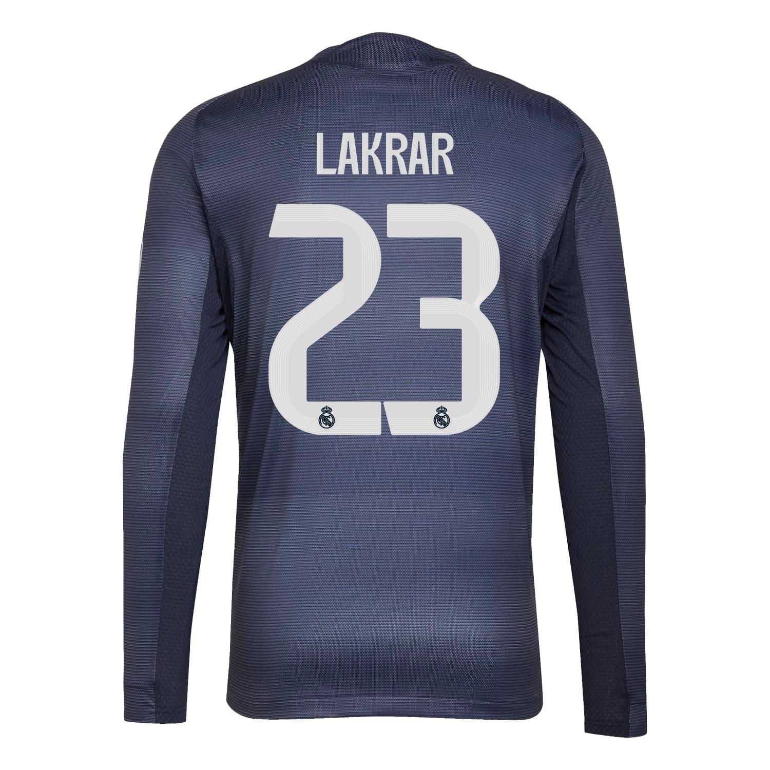 Mens Away Long Sleeve Authentic Shirt 25/26 Navy