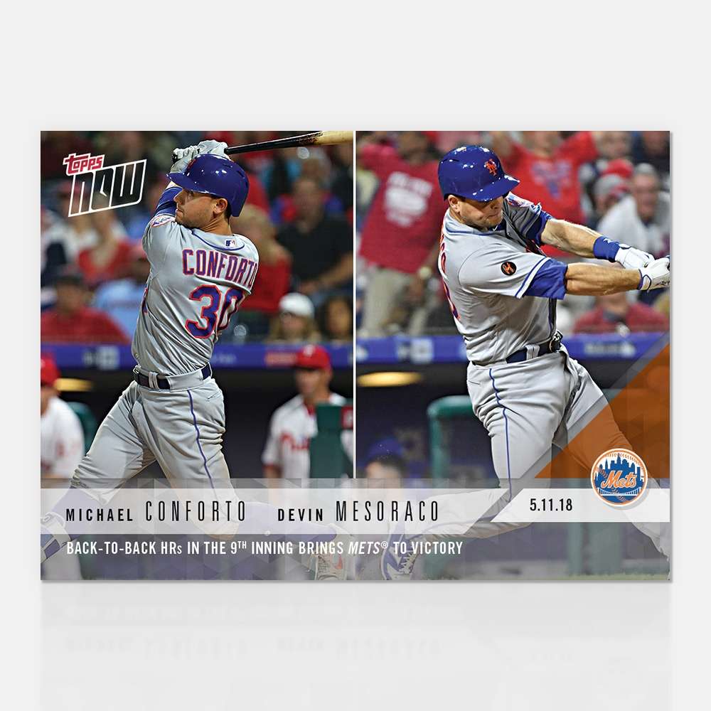 New York Mets - 05/11/2018 TOPPS NOW® Card 200 - Print Run: 302