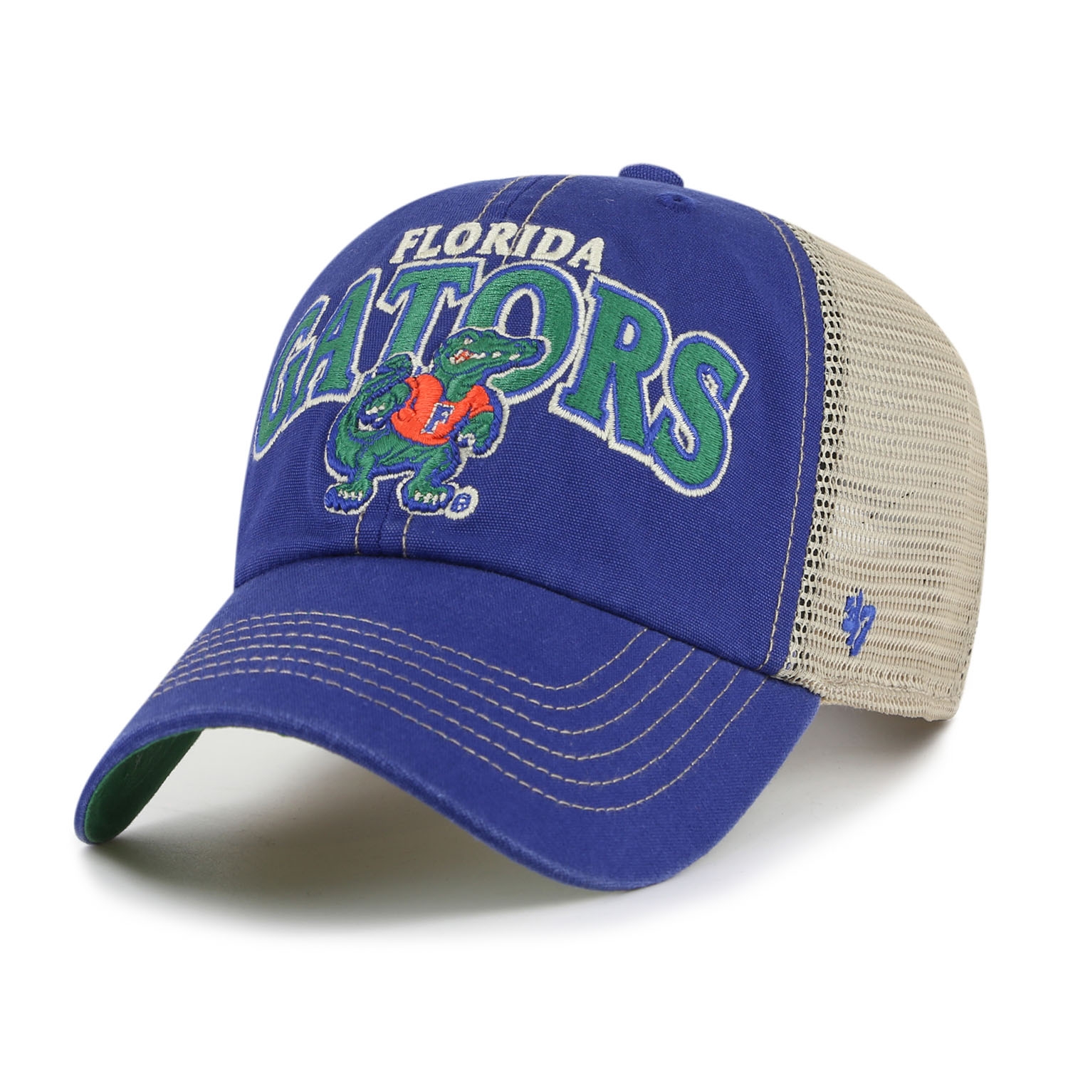 Florida Gators Vintage Tuscaloosa '47 Clean Up Trucker NCAA Cap Blue