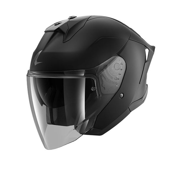 Shark SKWAL JET CUP BLANK Jet Helmet - Black / BlackRef: SH1869