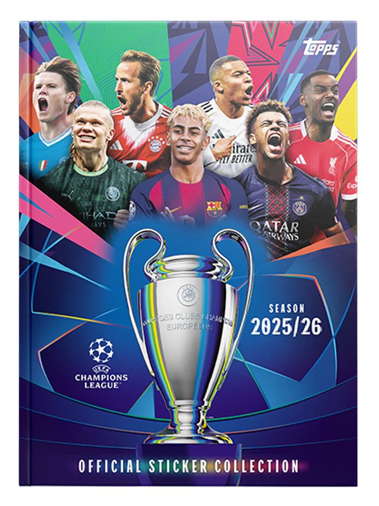 Champions League Stickers 25/26 - Hardcover Album