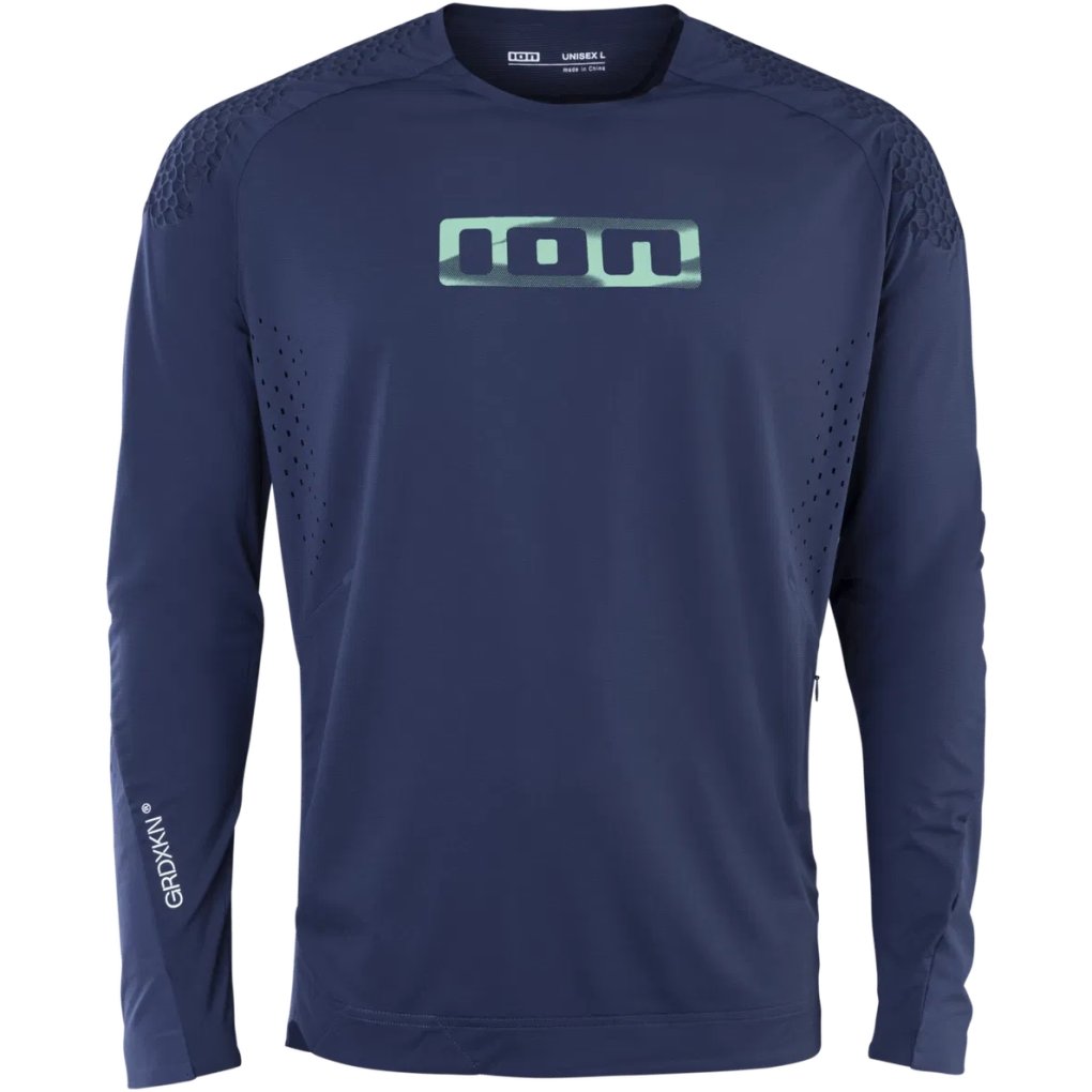 ION Bike GRIDXKN® Scrub Select Long Sleeve Jersey Unisex - Midnight