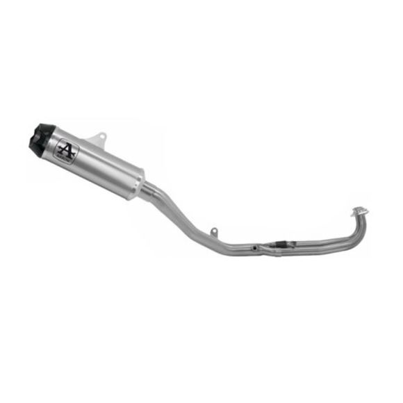 Arrow Indy Race Dark Titanium Racing Full System - Steel Collector - Grey / BlackRef: Aw0888 / 73022Pkn
