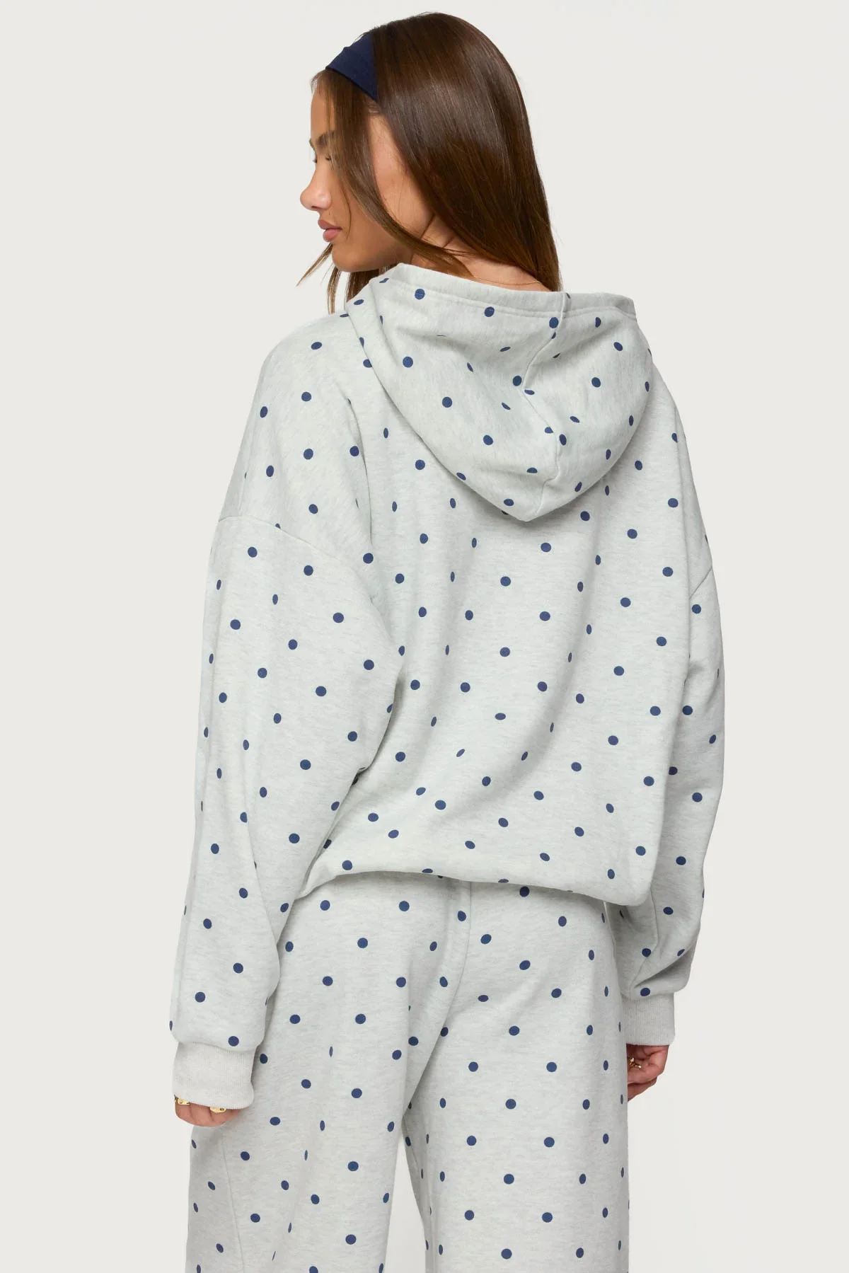 NY Babe Polka Dot Hoodie