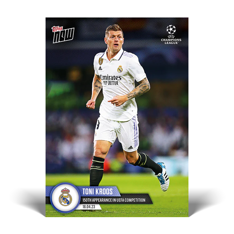 Topps UK - 150th appearance in UEFA competition - UCL TOPPS NOW® Card #100