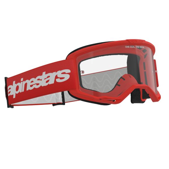 Alpinestars Vision 3 Wordmark 2025 - Black / Red cross maskRef: ap3753 / 5103325-3067-os
