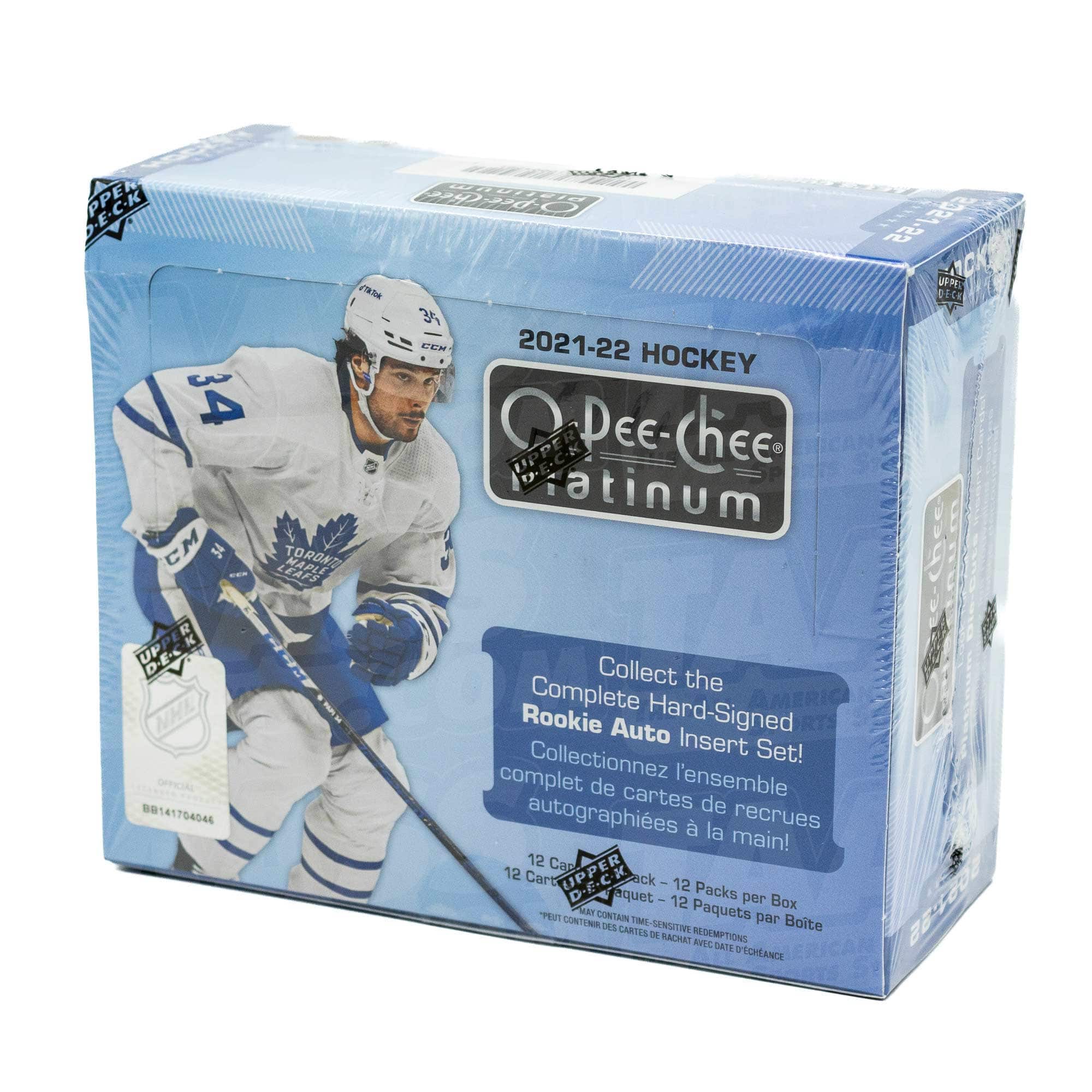 2021/22 Upper Deck O-Pee-Chee Platinum NHL Hockey Hobby Box
