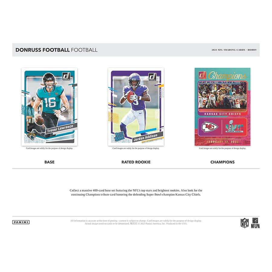 2023 Panini Donruss NFL Football Hobby Box