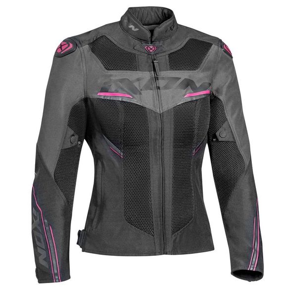Ixon DRACO LADY Motorcycle Jacket - Black / GrayRef: Ix1282-C55111