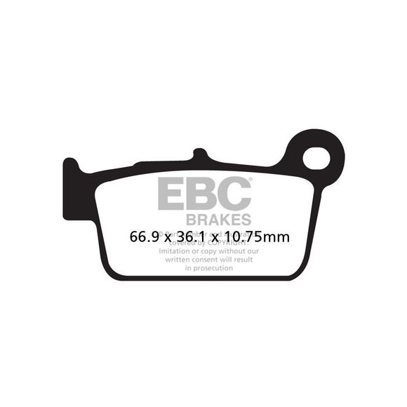 EBC Sinter Metal Sintered Rear Brake PadsRef: FA367R
