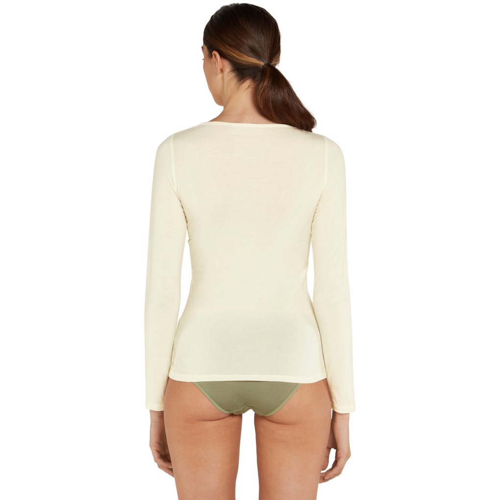 Icebreaker Merino Siren Long Sleeve Sweetheart Top Women - Undyed