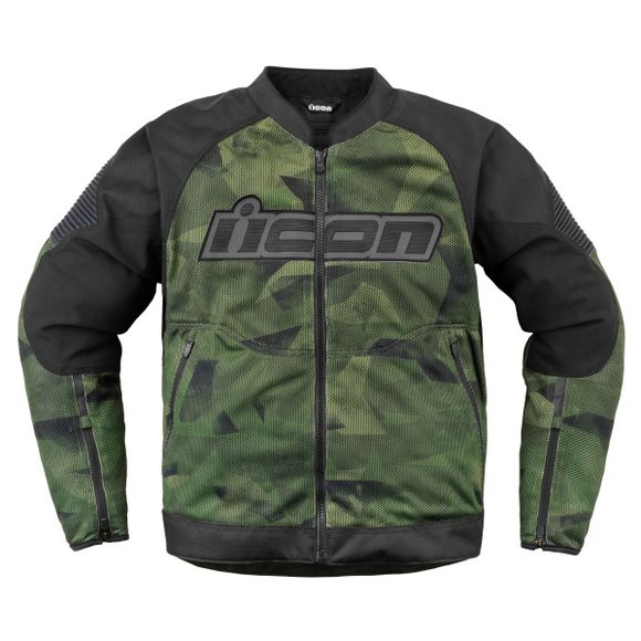 Icon Overlord3 Mesh Camo - Multicolore Motorcycle JacketRef: IC0876