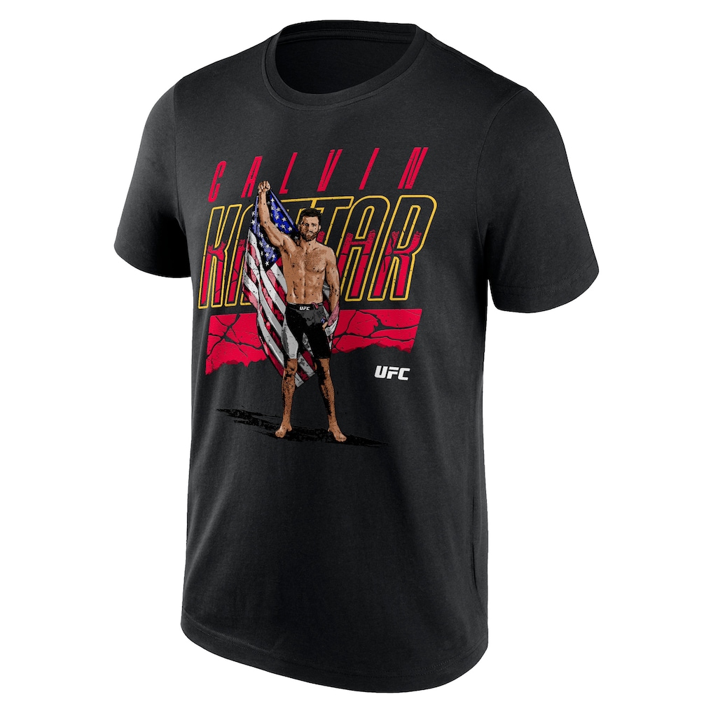 UFC Calvin Katter Flag T-Shirt - Black - Mens