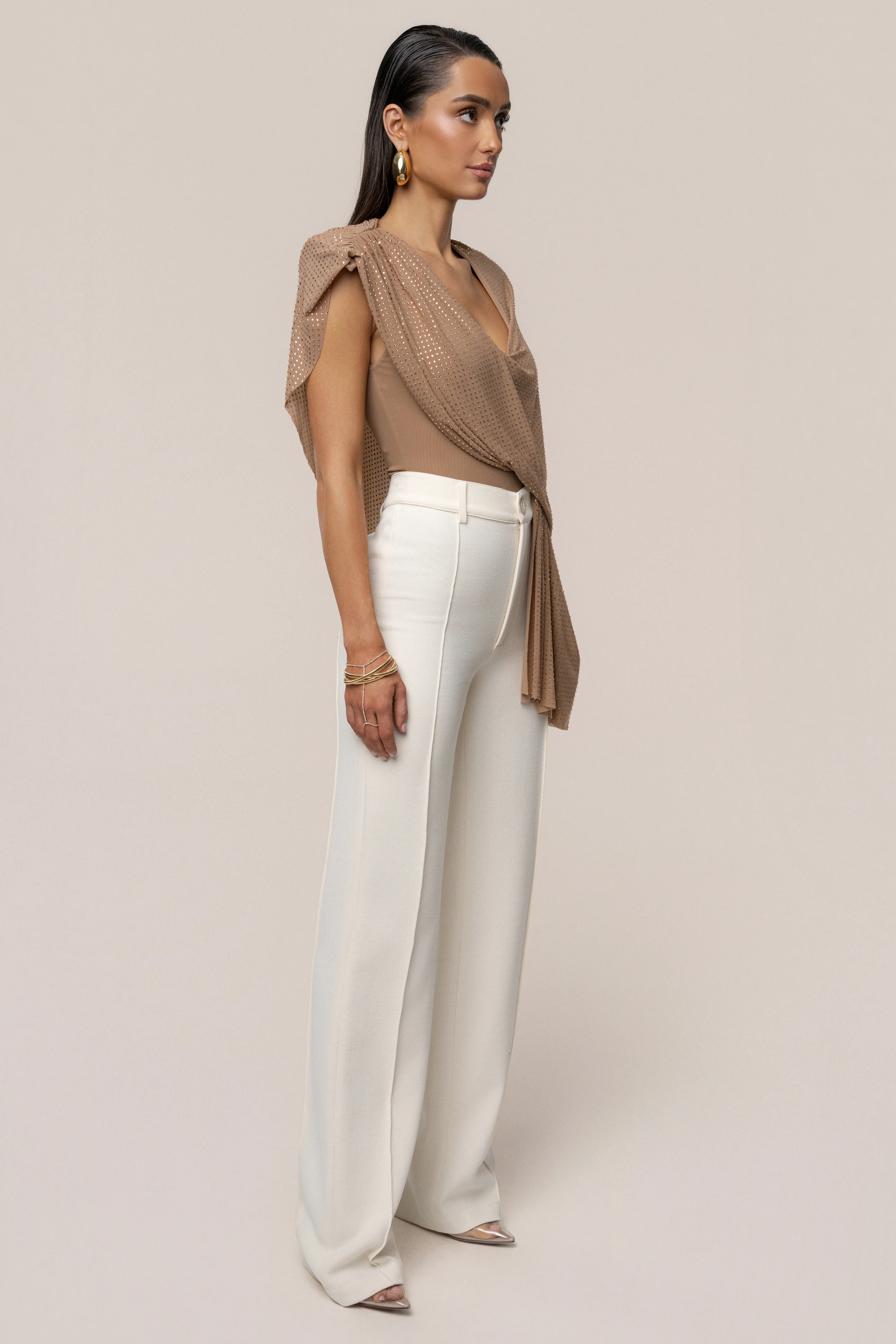 Pecan Draped Dreams Hot Fix Top