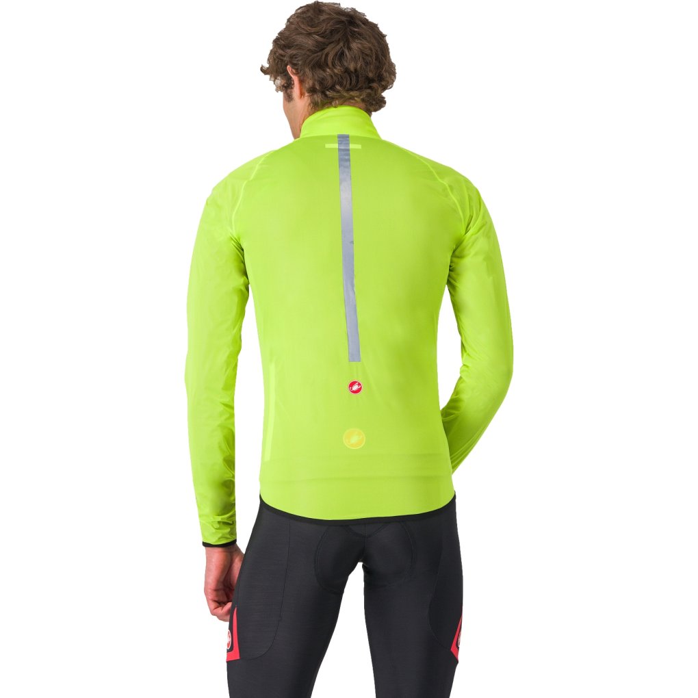 Castelli Squall Shell Jacket Men - electric lime/black 383