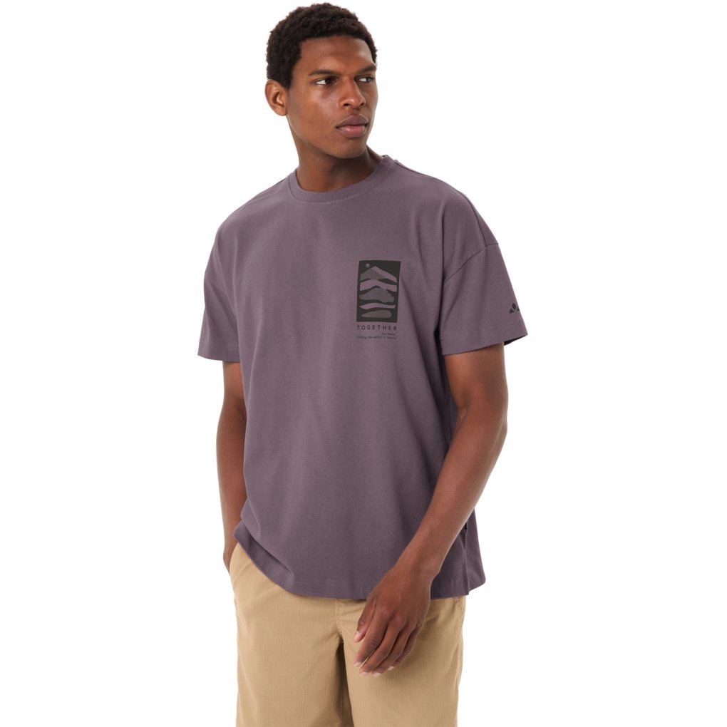 Vaude Redmont Heavyweight T-Shirt Men - purple ash