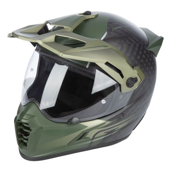 KLIM KRIOS PRO Full-Face Helmet - ECHO - Black / GreenRef: KLI0527