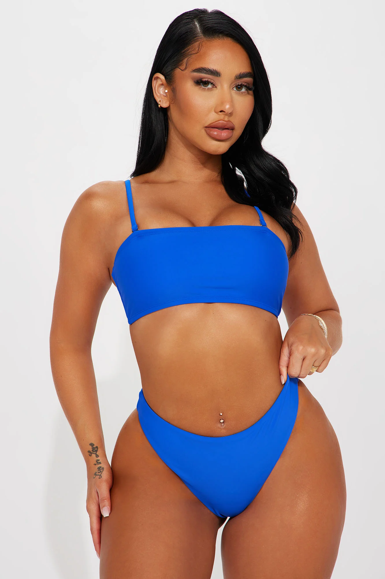 Maui Mix And Match Mid Rise Cheeky Bikini Bottom - Royal