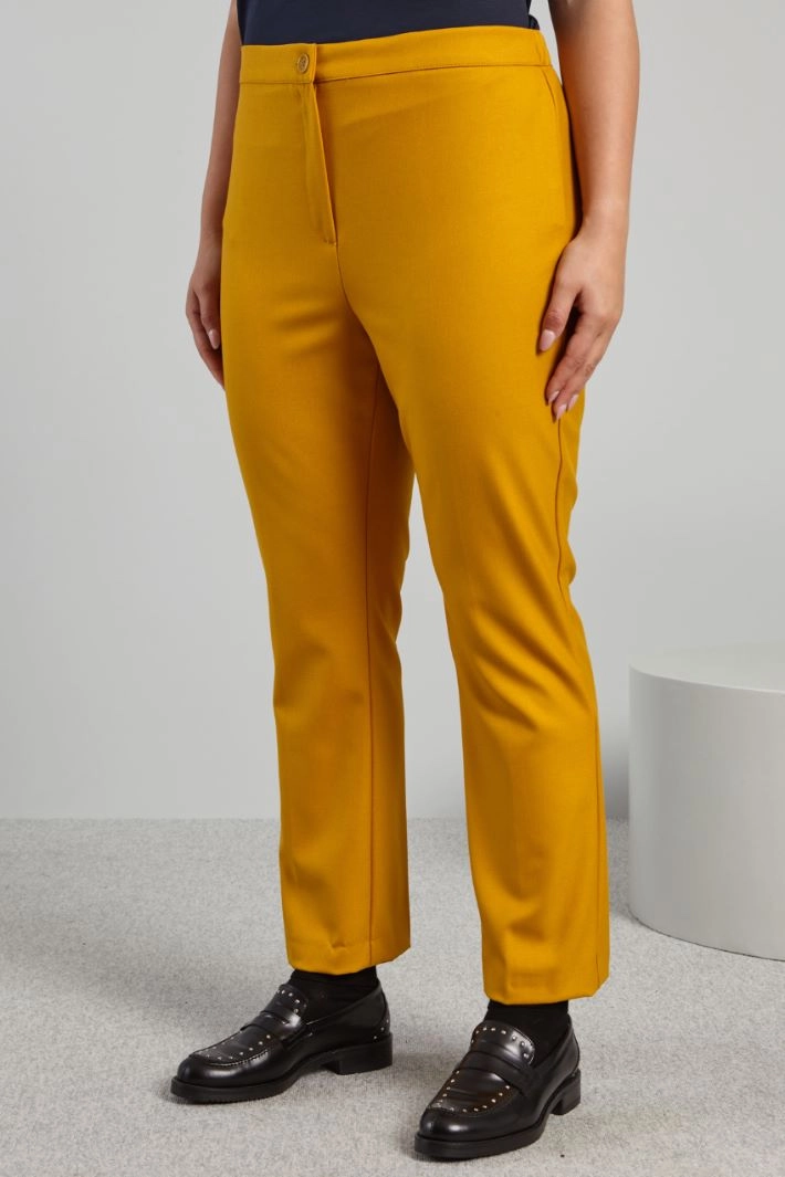 Cigarette trousers - MUSTARD