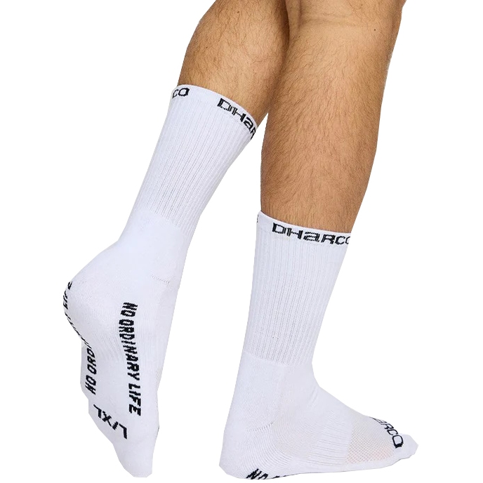 DHaRCO Crew Socks - White