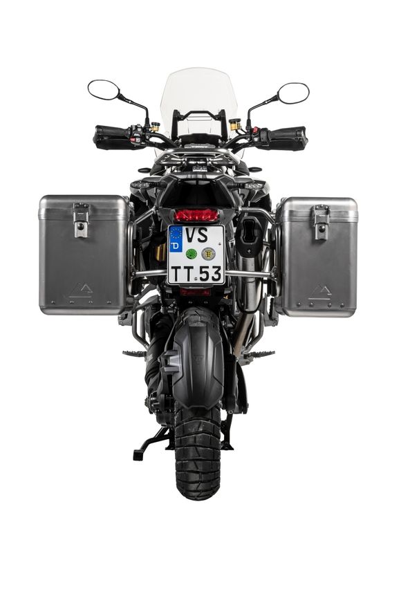 Touratech ZEGA Mundo 38/45 suitcase - Gray support included - AluminumRef: Trt01190A / 01-424-6135-0