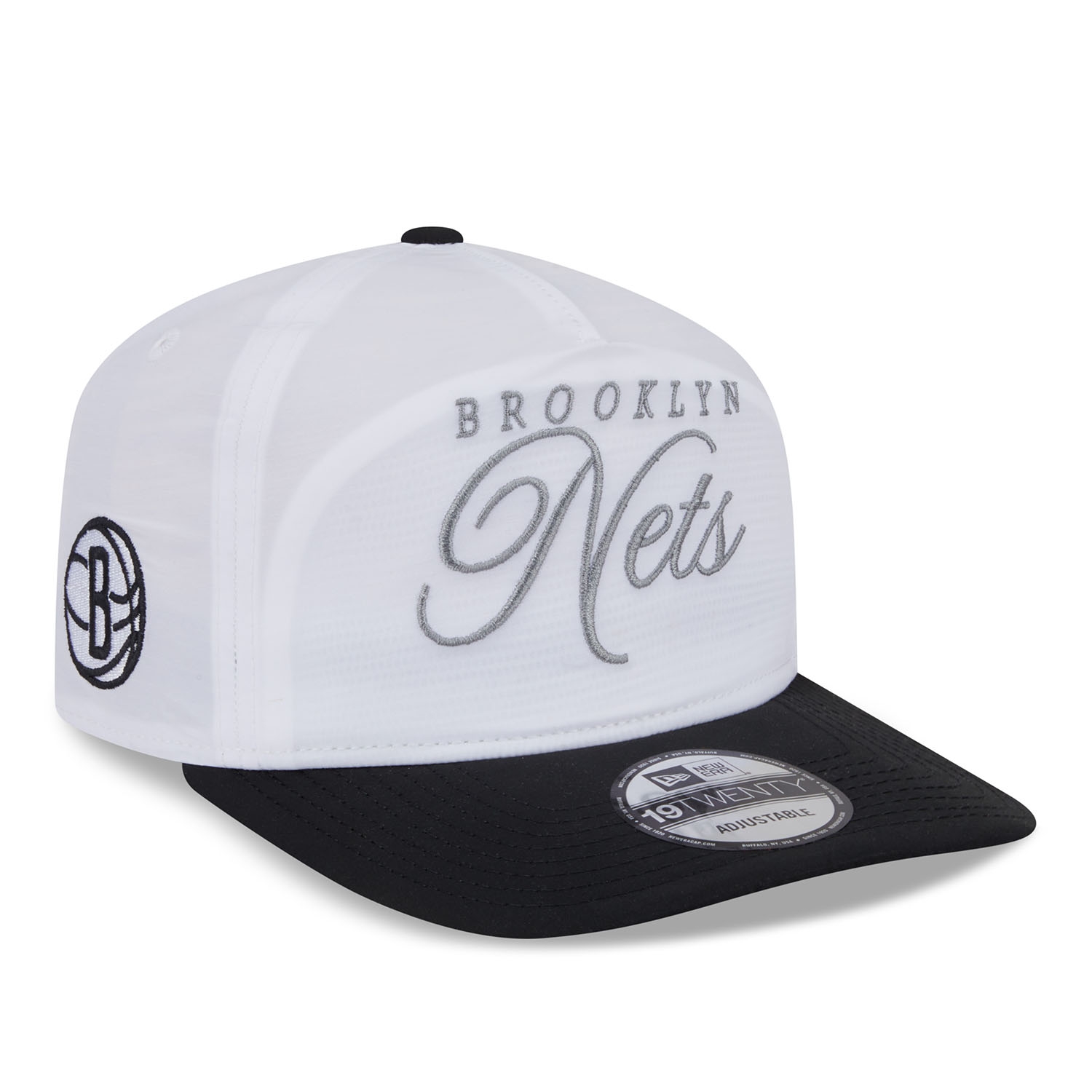 Brooklyn Nets 2025 NBA Draft 19Twenty Adjustable Cap OTC White