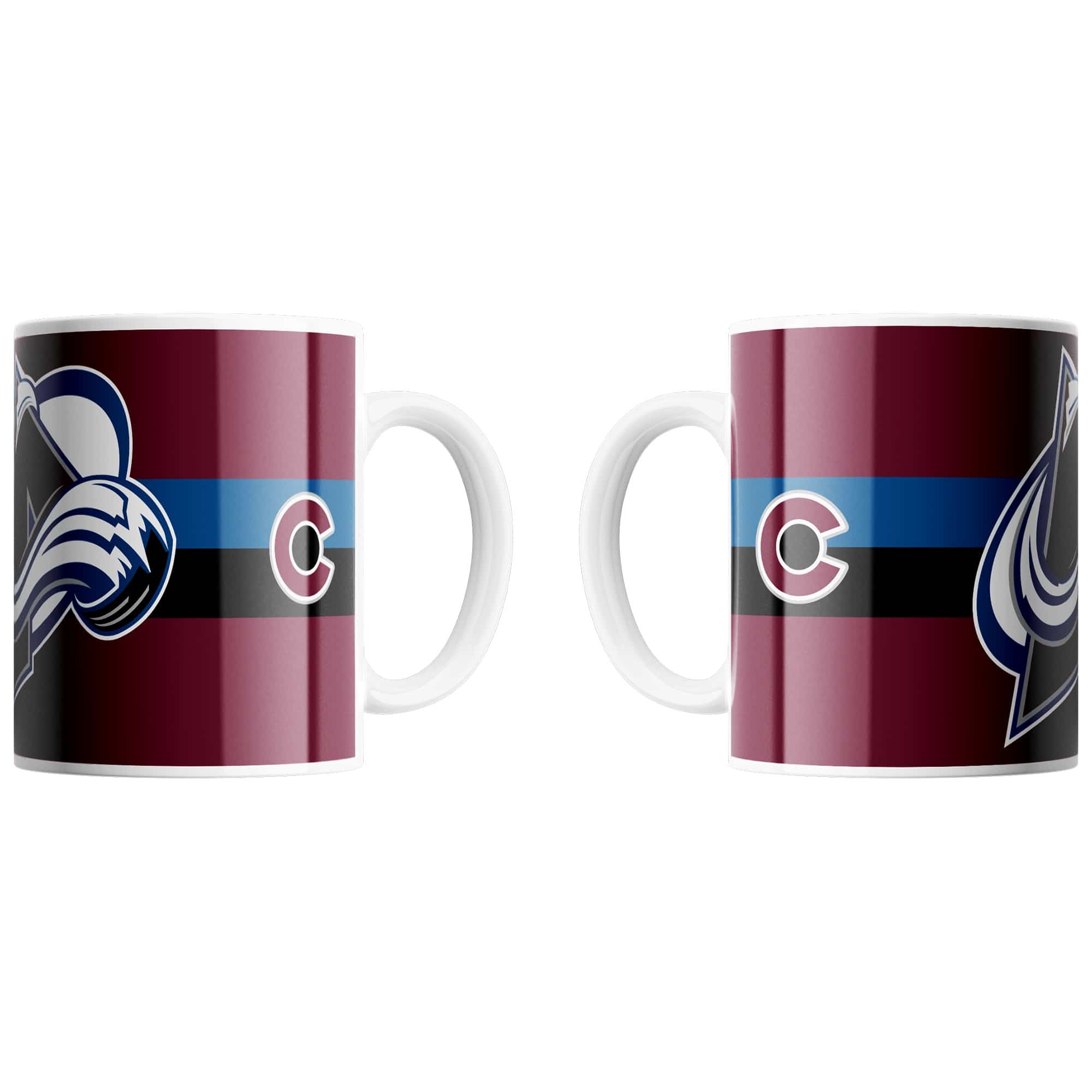 Colorado Avalanche Triple Logo NHL Jumbo Mug (450 ml)