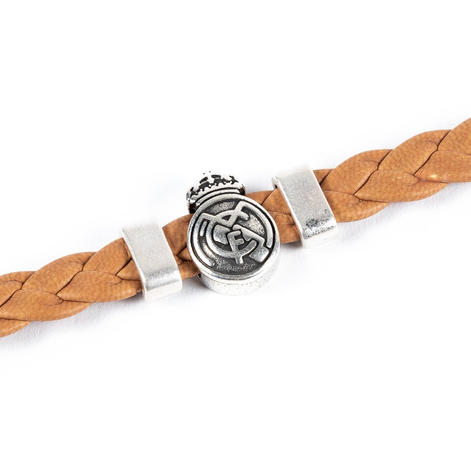 Real Madrid Braided Bracelet Brown