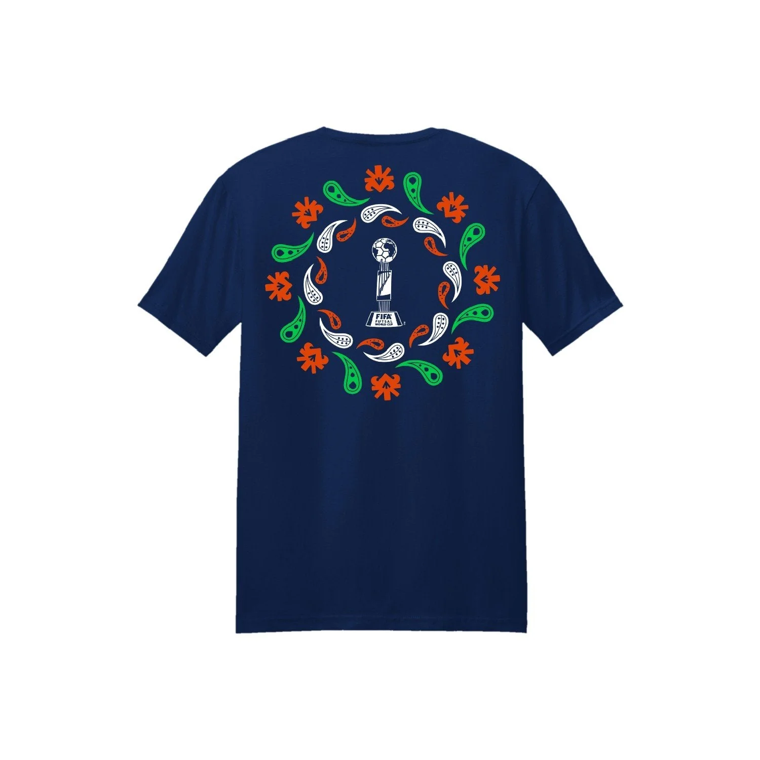 World football competition Futsal World Cup Uzbekistan 2024™ Blue Trophy T-Shirt - Unisex