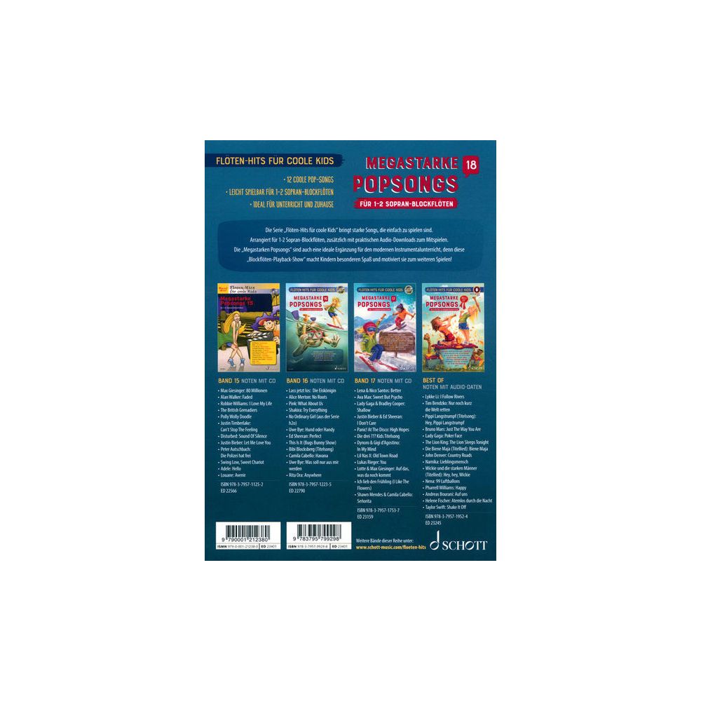 Schott Megastarke Popsongs 18 – Thomann Ireland