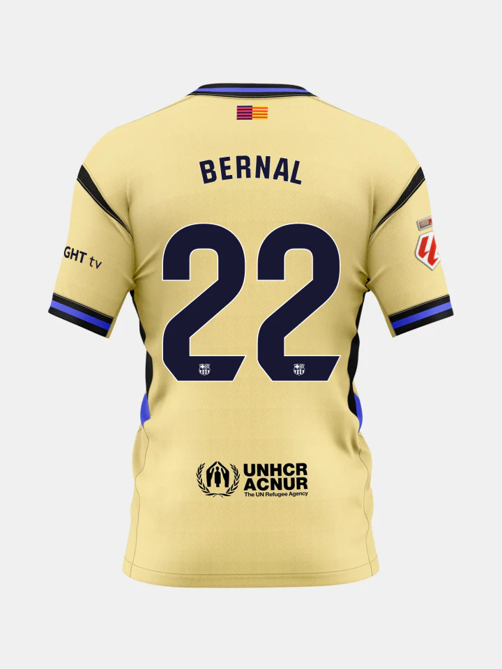 Marc Bernal | La Liga Women'S Away Jersey 25/26 Fc Barcelona X Kobe Bryant - Player'S Edition