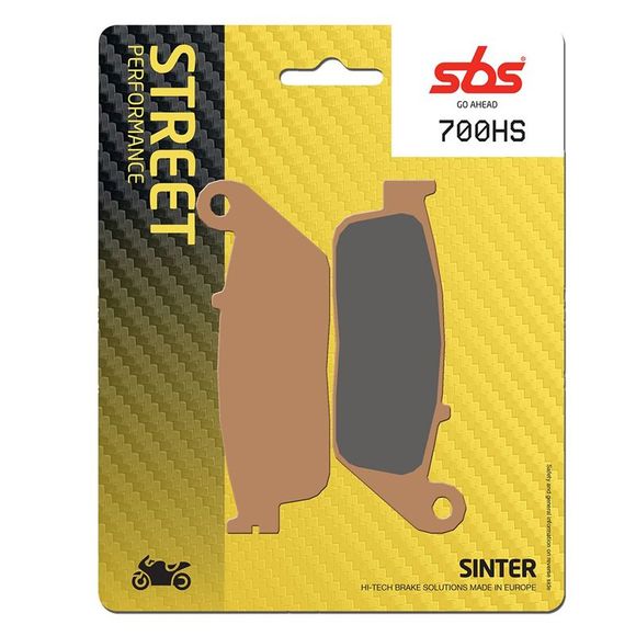 SBS 700HS Sinter Metal Brake Pads - FrontRef: 700HS / 700070