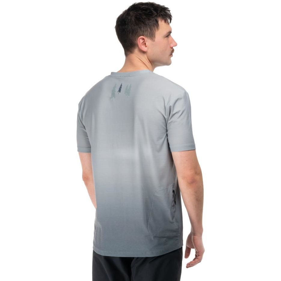 CUBE MTB Soft Touch Round Neck Short Sleeve Jersey Men - grey