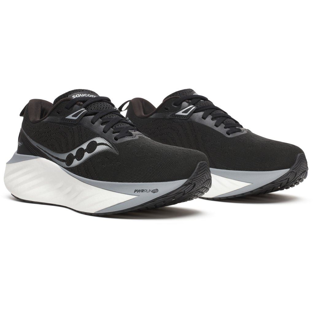 Saucony Triumph 22 Running Shoes Women - black/white