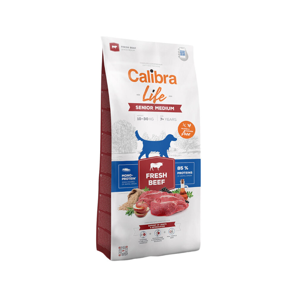 Calibra Dog Life Senior Medium Breed - Beef - 12 kg