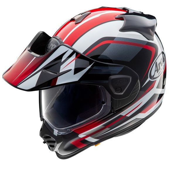 Arai TOUR-X5 Full-Face Helmet - DISCOVERY - White / RedRef: AI0573-C6347