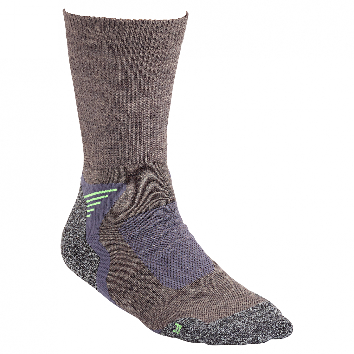 Wowerat Merino wool functional and trekking socks unisex Unisex (dark taupe)