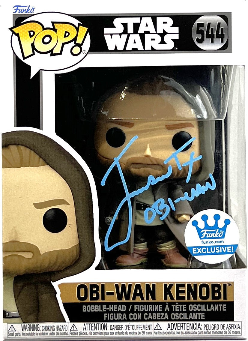 James Arnold Taylor Autographed Star Wars Obi-Wan Kenobi Funko POP #544 JSA