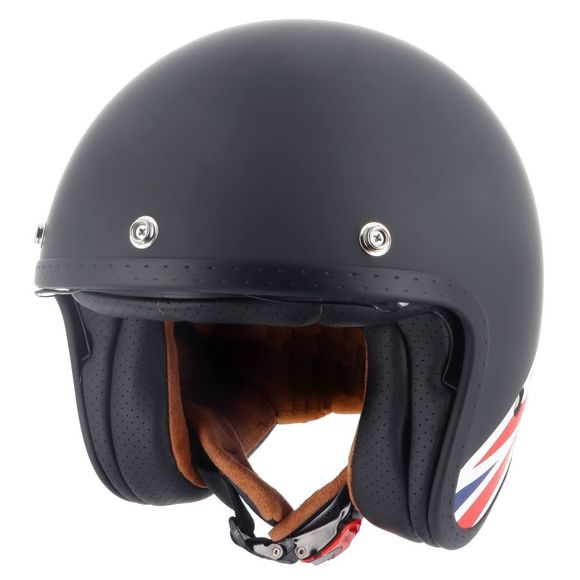 Casque jet Helstons UNION JACK - NoirRef : HS1173