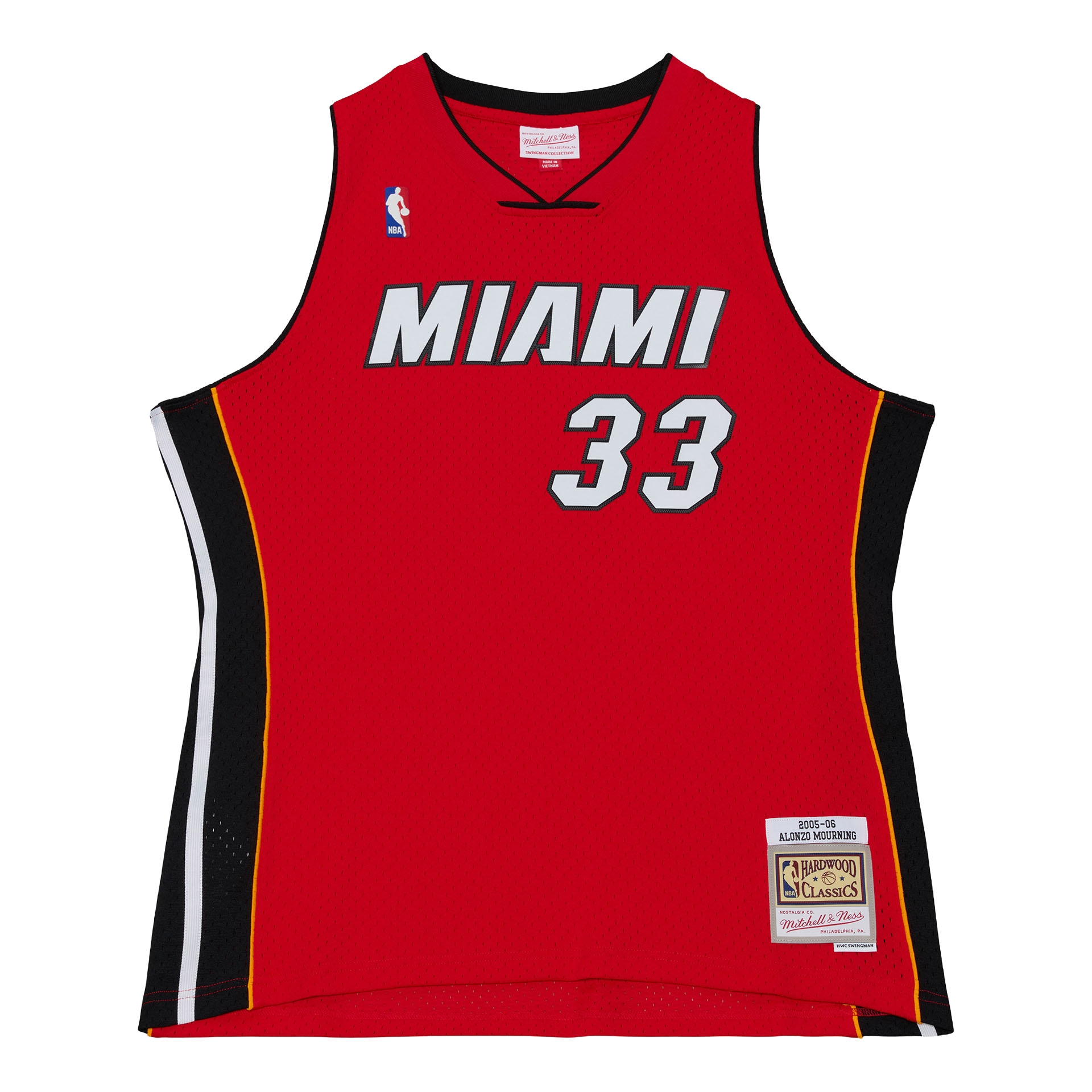 Alonzo Mourning #33 Miami Heat 2005-06 Swingman NBA Jersey Red