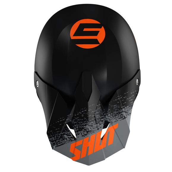 Shot FURIOUS ROLL cross helmet - BLACK ORANGE MATT 2022 - Black / OrangeRef: SO2196