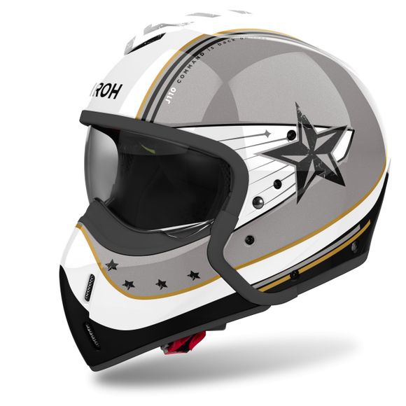 Casque modulable Airoh J110 - COMMAND - JauneRef : AR1406-C5355