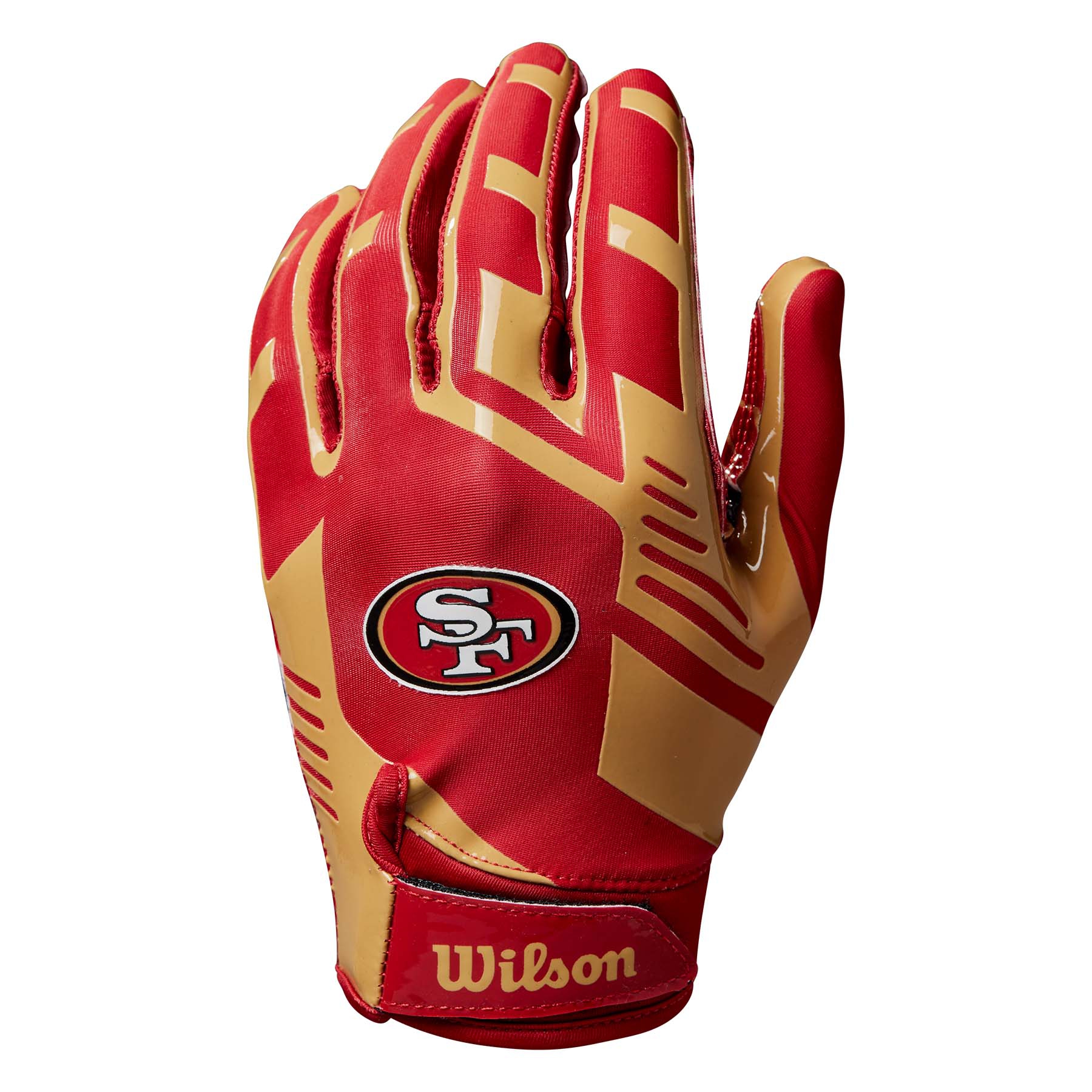 San Francisco 49ers Wilson Stretch-Fit NFL Receivers Gloves