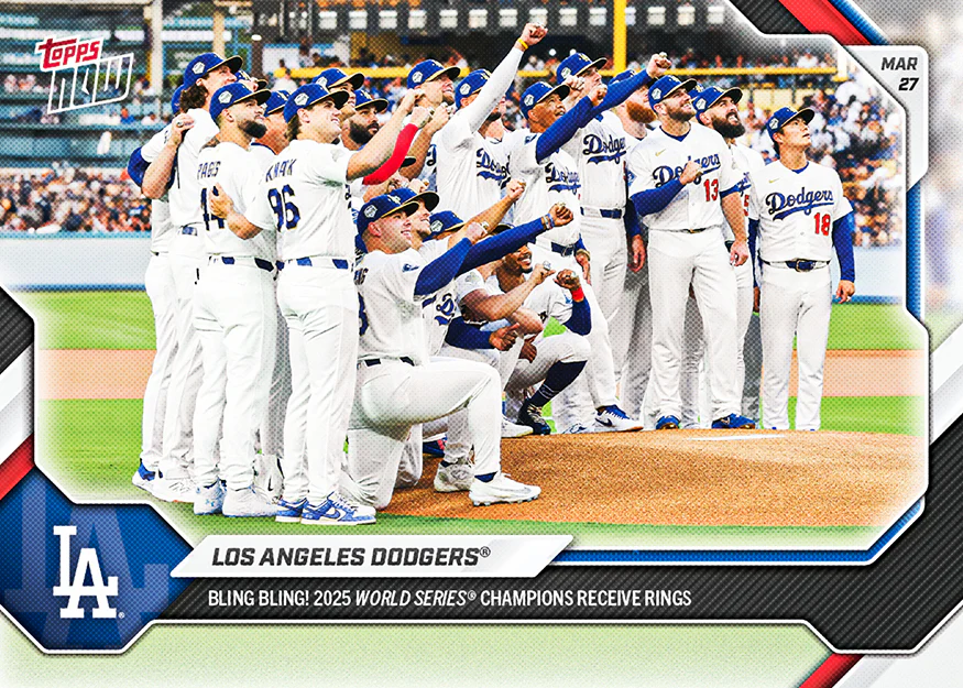 Los Angeles Dodgers - 2026 MLB Topps NOW® - Card 16 - PR: 1595