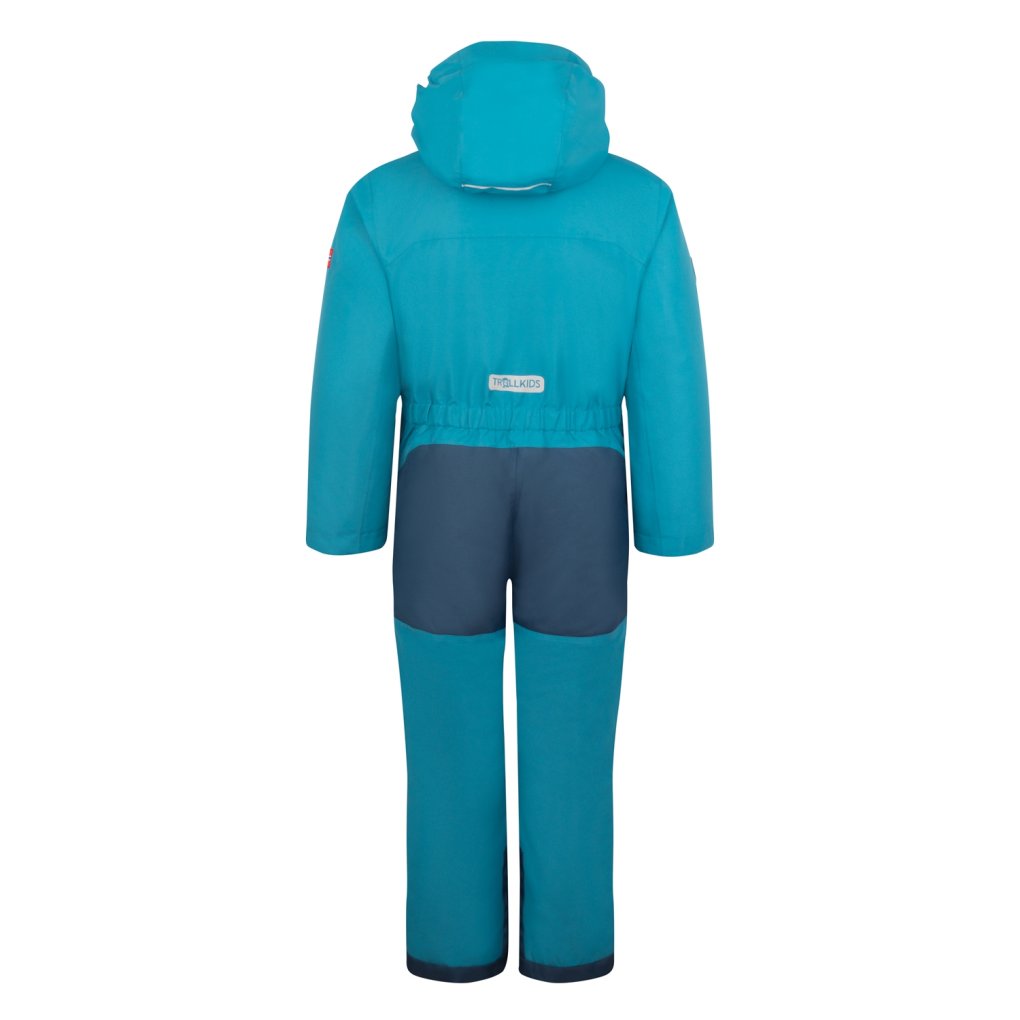 Trollkids Isfjord XT Snowsuit Kids - Dark Marine/Mystic Blue/Fresh Green