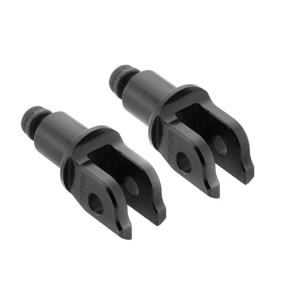 Rizoma Pilot Footpeg Adapter for Pro, B-pro, and Street Footpegs - BlackRef: RZ0059 / PE795B