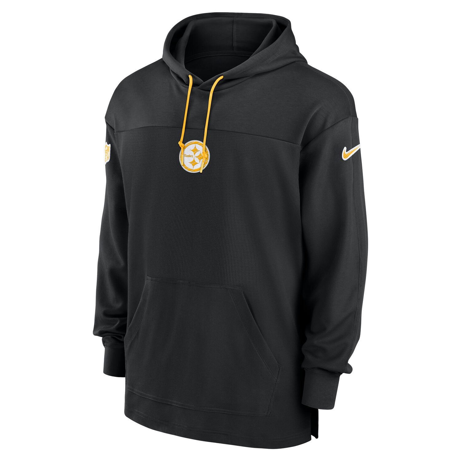 Pittsburgh Steelers2024 NFL On-Field Sideline Nike Jersey Hoodie Black