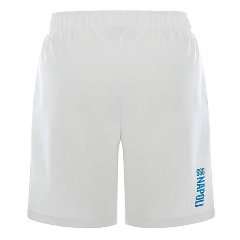 SSC Napoli White Interlock Bermuda Shorts 2025/2026
